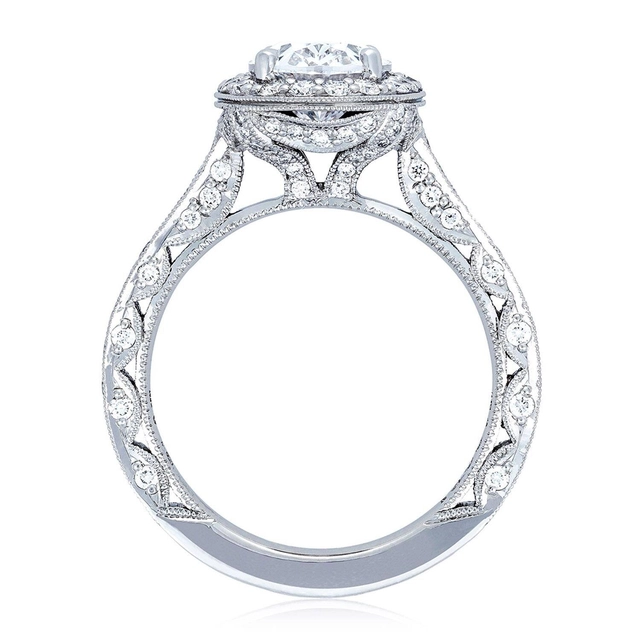 TACORI ring showcasing the signature crescent silhouette