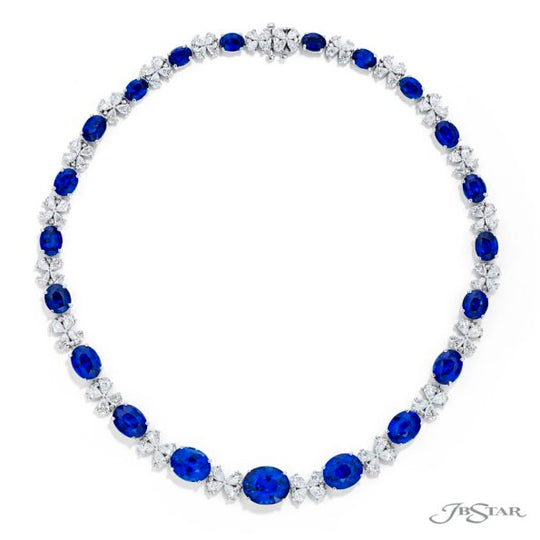 Sapphire & Diamond Statement Necklace