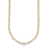 1.15CT DIAMOND BAGUETTE NECKLACE