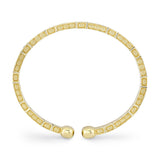 0.43CT DIAMOND MATTE MEN'S CUFF BRACELET