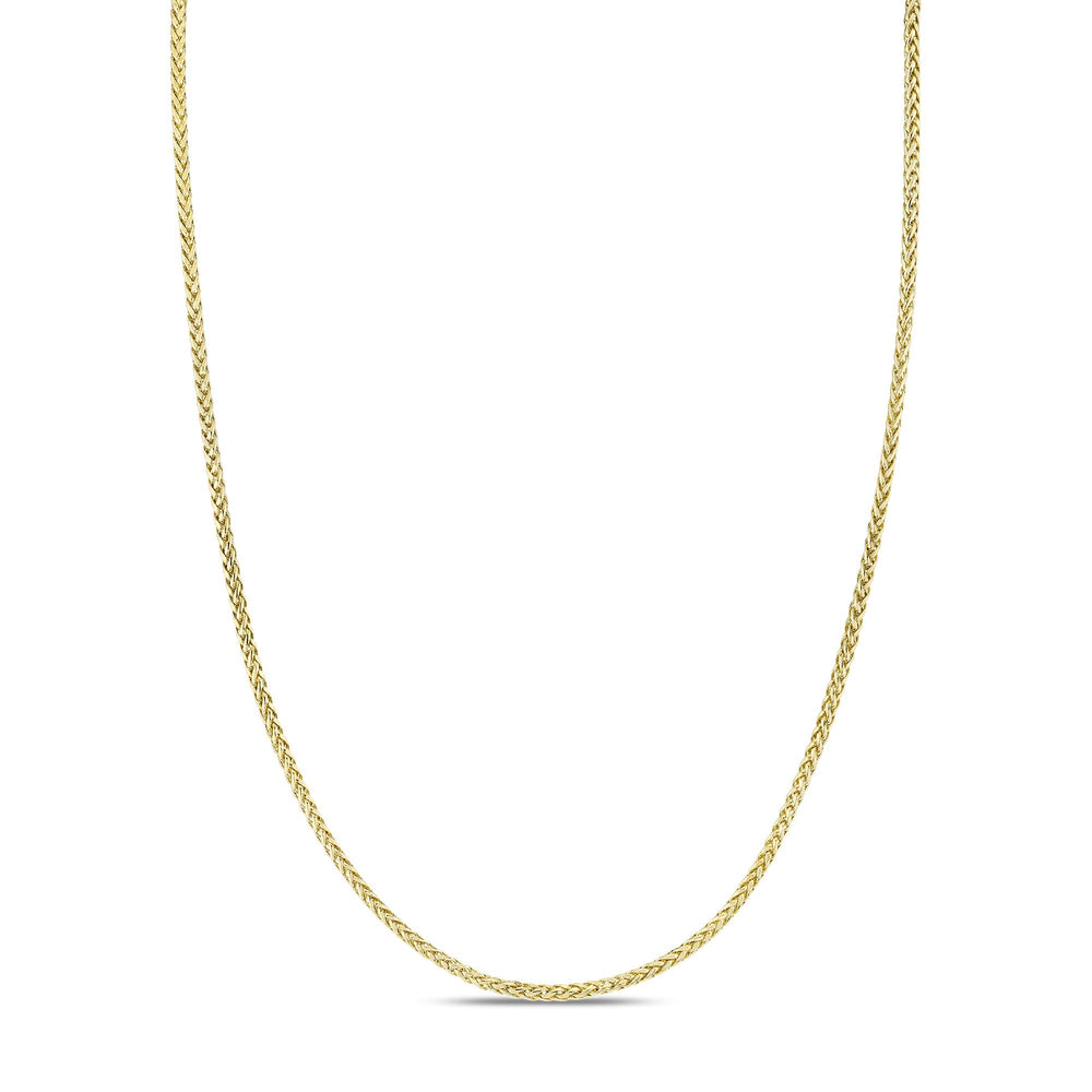 0.06CT DIAMOND MEN'S WHEAT CHAIN 2.5MM 22"