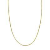 0.06CT DIAMOND MEN'S WHEAT CHAIN 2.5MM 22"
