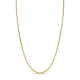 0.10CT DIAMOND MEN'S BOX CHAIN 3.4MM 22"