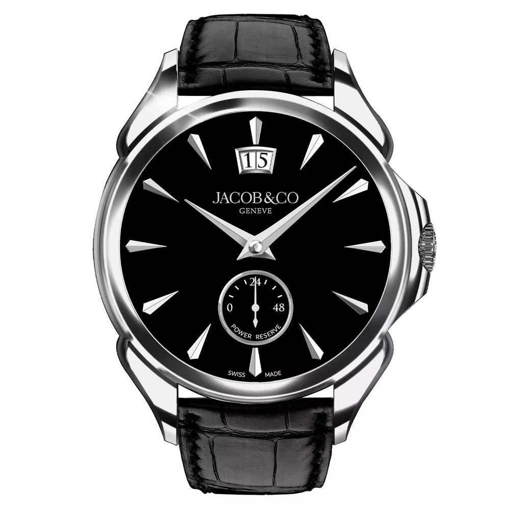 Jacob & Co Palatial Classic Big Date 42mm Onyx Watch