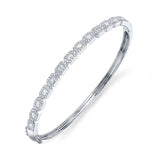 0.86CT DIAMOND BAGUETTE BANGLE