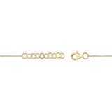 0.07CT DIAMOND LOVE KNOT CIRCLE BRACELET