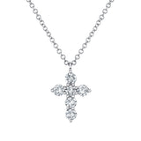 0.50CT DIAMOND CROSS NECKLACE