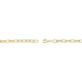 0.20CT DIAMOND PAPER CLIP LINK BRACELET