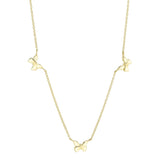 0.23CT DIAMOND BUTTERFLY NECKLACE