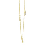 0.23CT DIAMOND BUTTERFLY NECKLACE