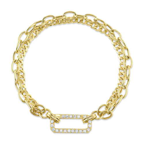 0.41CT DIAMOND LINK BRACELET