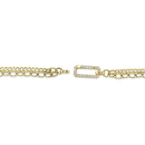 0.41CT DIAMOND LINK BRACELET
