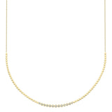 0.46CT DIAMOND BEZEL NECKLACE
