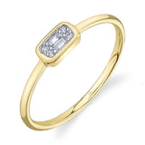 0.07CT DIAMOND BAGUETTE RING