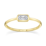 0.07CT DIAMOND BAGUETTE RING