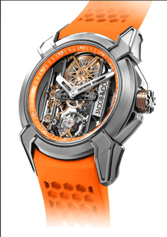 Jacob & Co Epic X Skeleton Orange 44 mm Watch