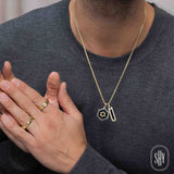0.06CT DIAMOND MEN'S WHEAT CHAIN 2.5MM 22"