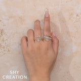 0.69CT DIAMOND PEAR RING