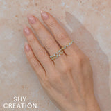 0.39CT DIAMOND PEAR RING