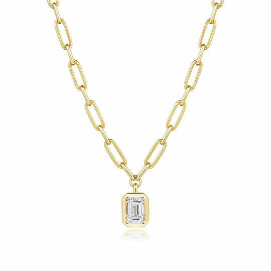 Petite Diamond Link Necklace