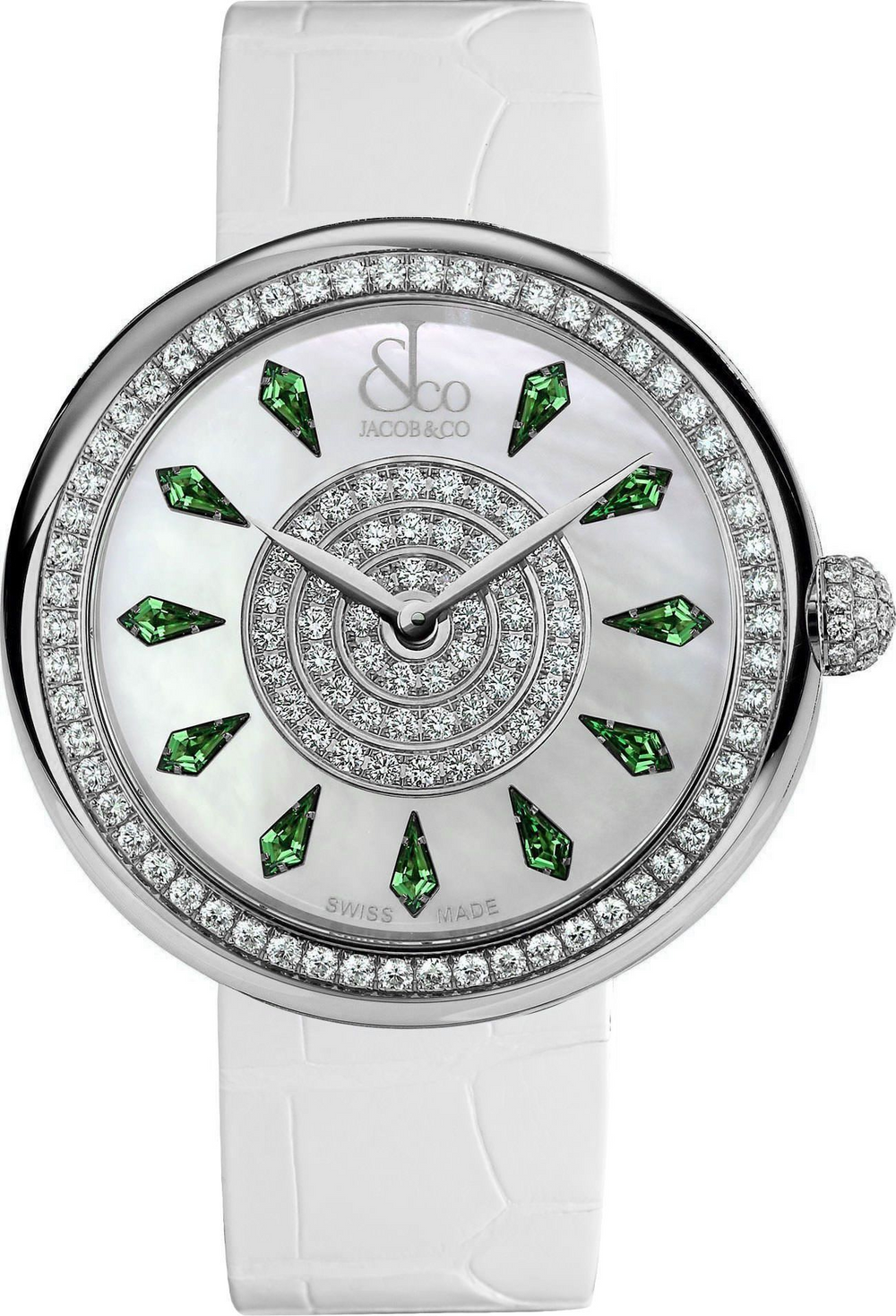 Jacob & Co. Brilliant One Row Tsavorites 38 mm Watch