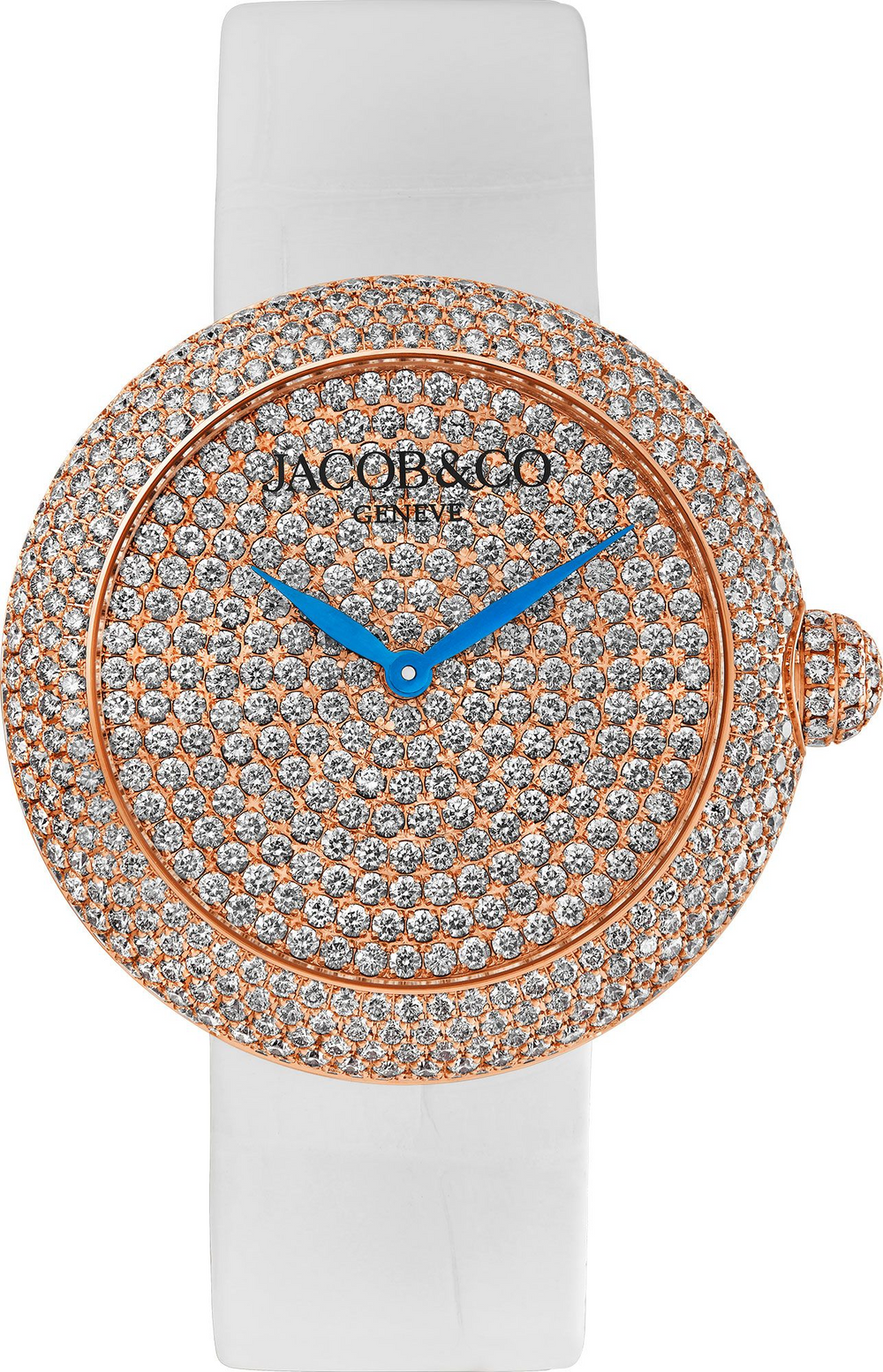 Jacob & Co. Brilliant Pave Rose Gold 38 mm Watch