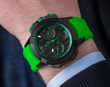 Jacob & Co. Epic X Chrono Black Titanium & Green Inner Ring 44 mm Watch