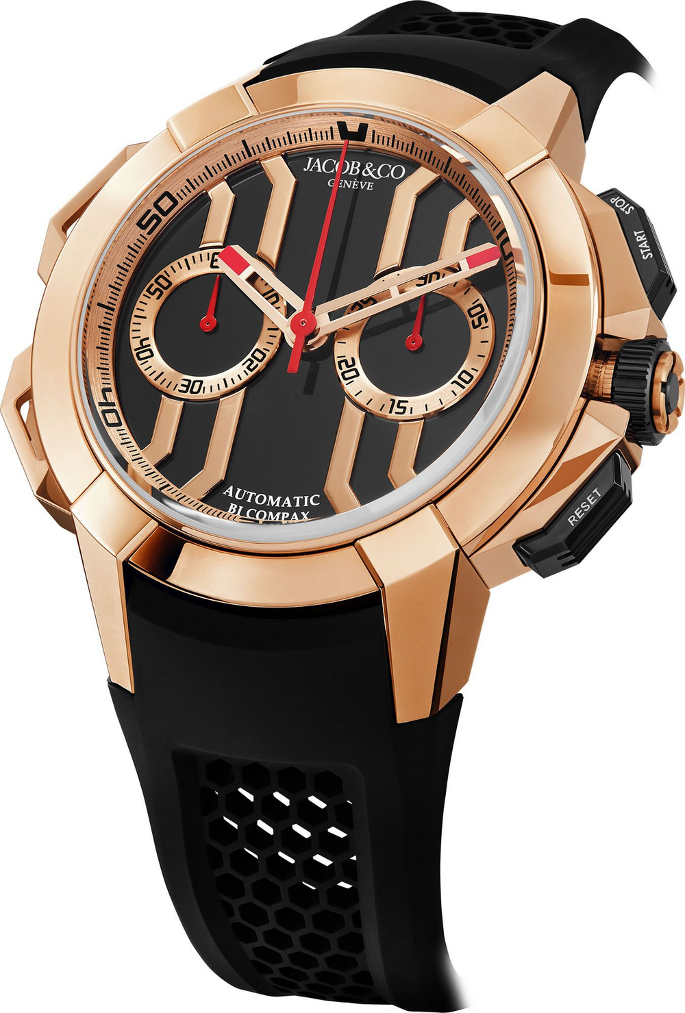 Jacob & Co. Epic X Chrono Rose Gold 44 mm Watch