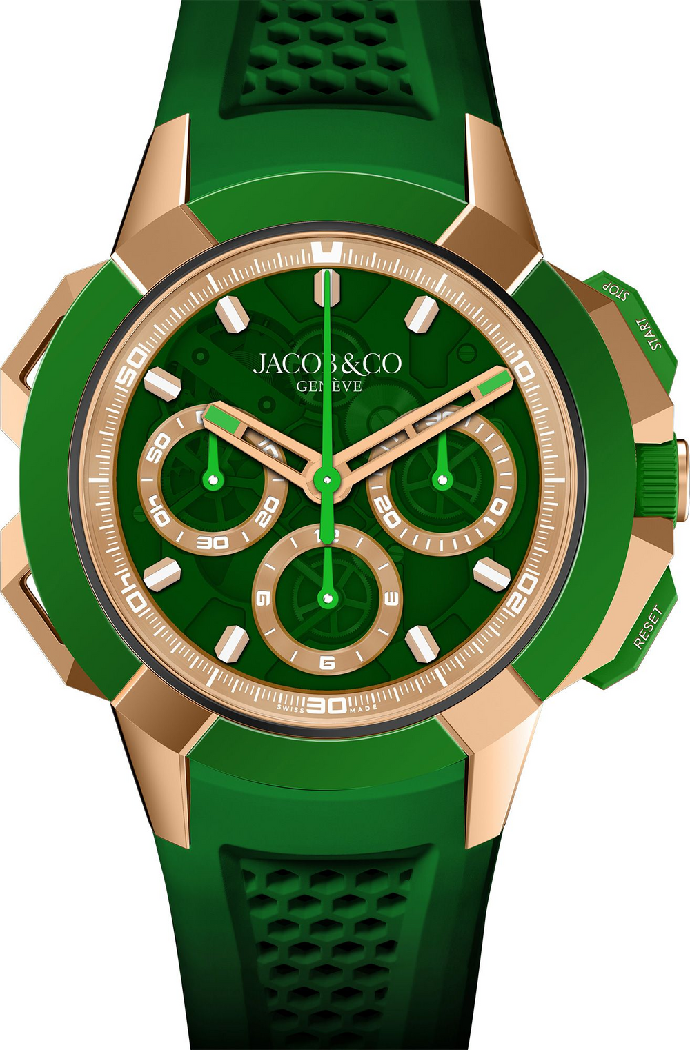 Jacob & Co Epic X Chrono Tri-Compax 44 mm Watch