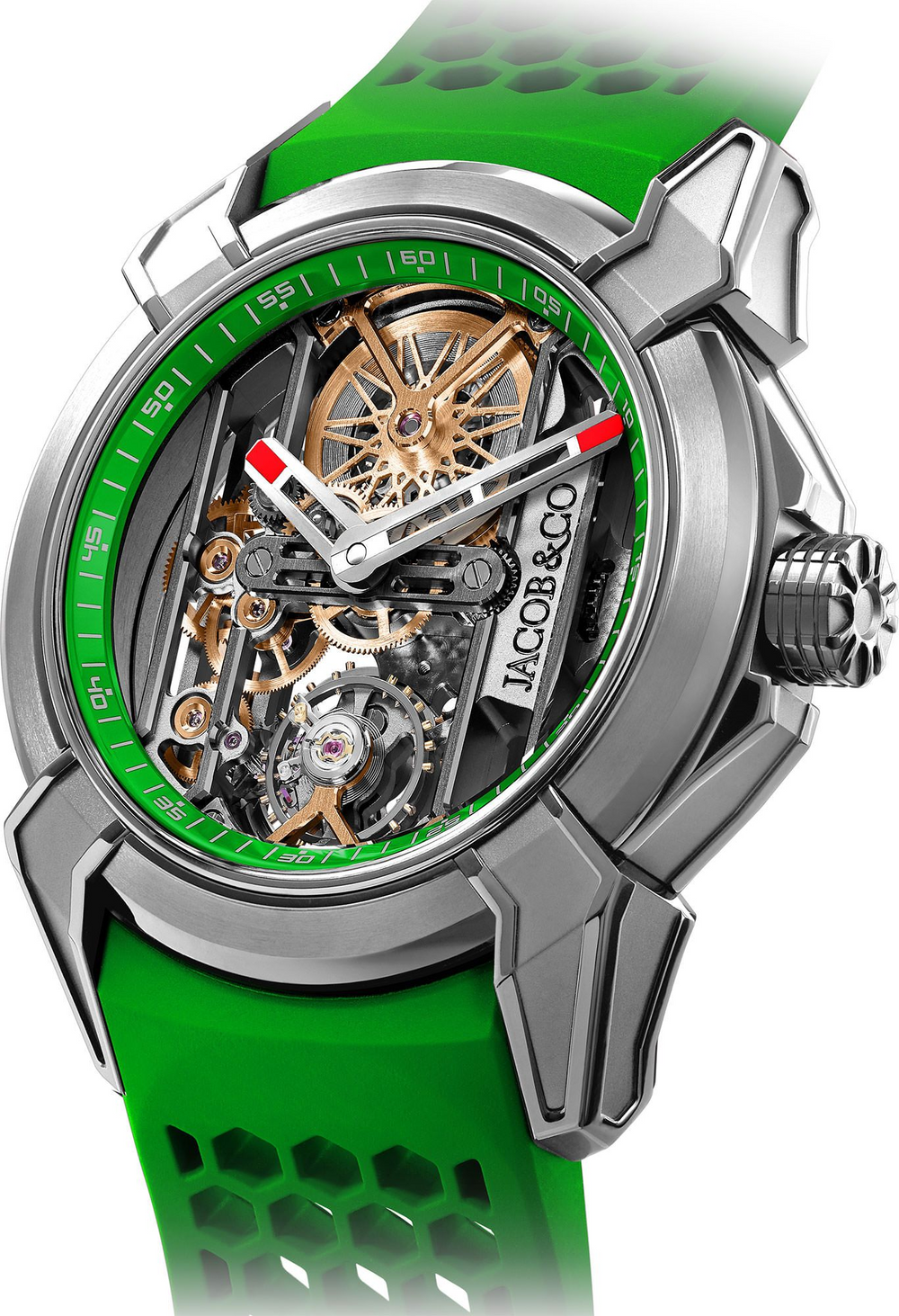 Jacob & Co Epic X Titanium Green 44 mm Watch