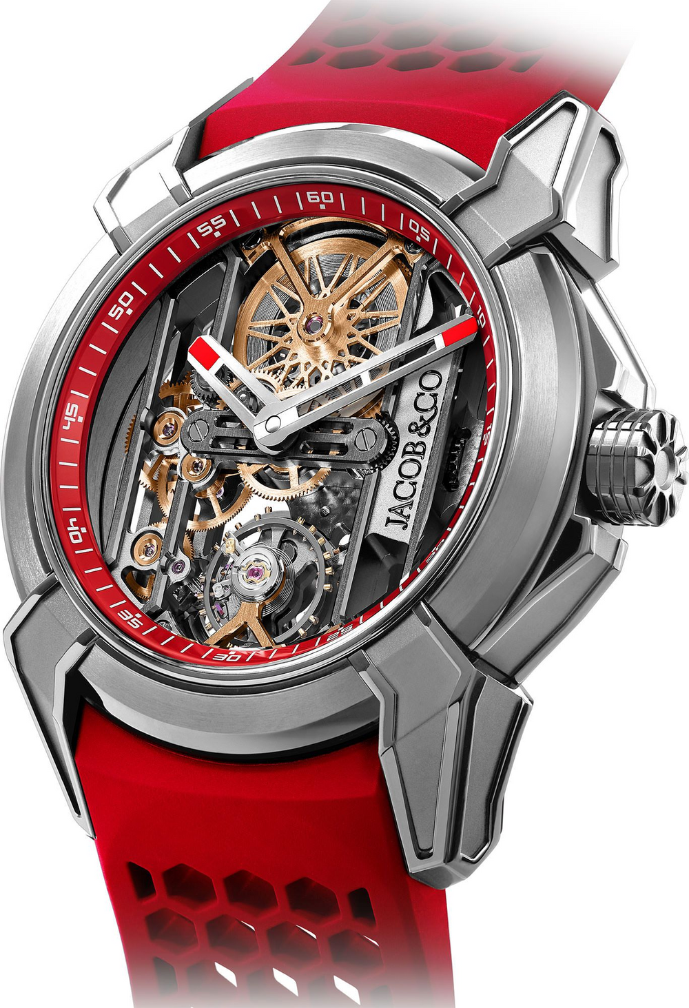 Jacob & Co Epic X Titanium Red 44 mm Watch