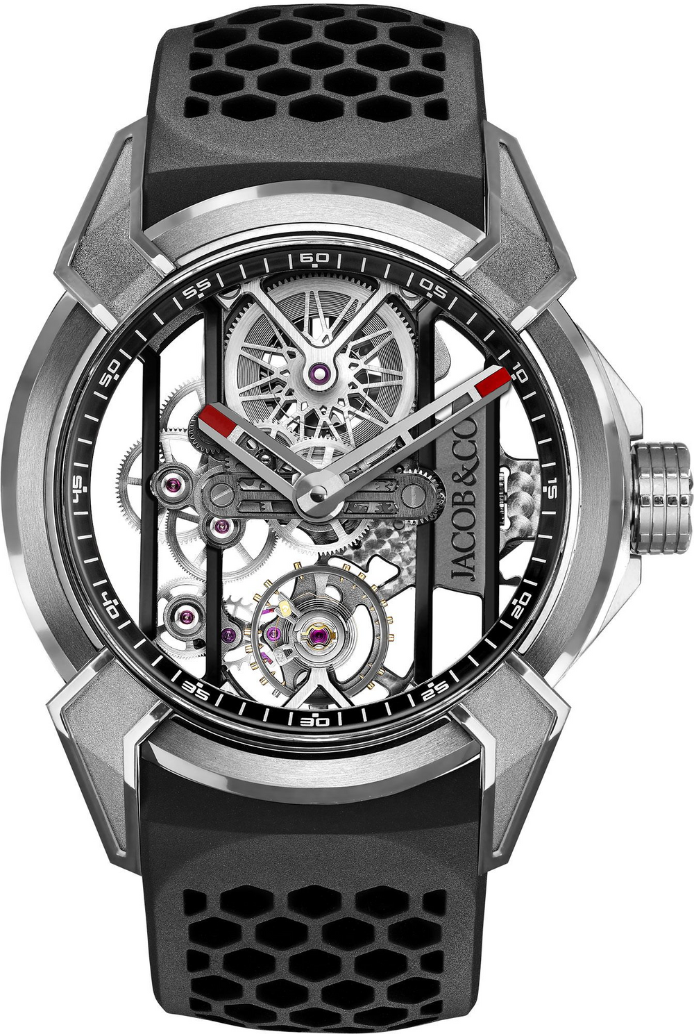 Jacob & Co Epic X Titanium Black Neoralithe Inner Ring 44 mm Watch