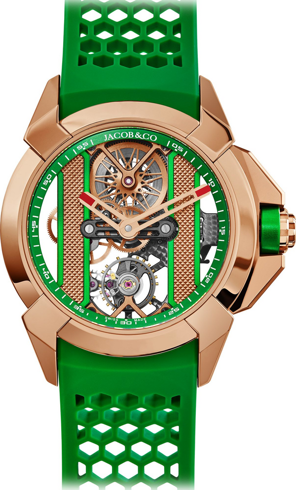 Jacob & Co Epic X Bridges Rose Gold 44mm Watch