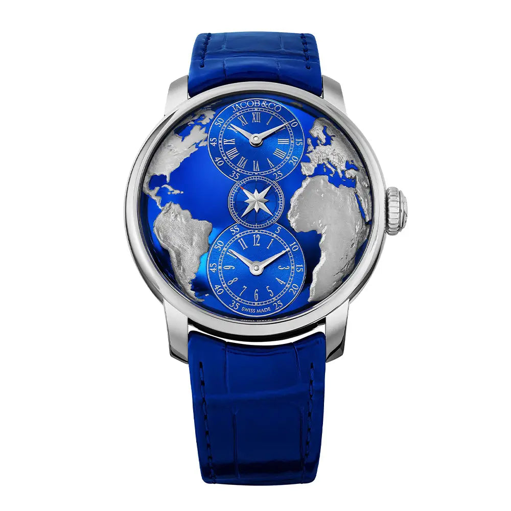 Jacob & Co The World Is Yours Dual Time Zone 43 mm Watch