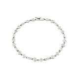 Mixed Shape Bezel Tennis Bracelet