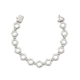 Plain Hex Infinity Bracelet