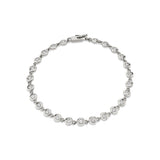 Round Bezel Tennis Bracelet