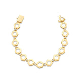 Plain Hex Infinity Bracelet