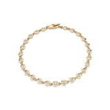 Round Bezel Tennis Bracelet