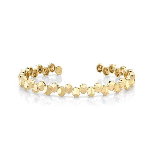 MICHAEL M Bracelets Carve Repeat Shape Cuff