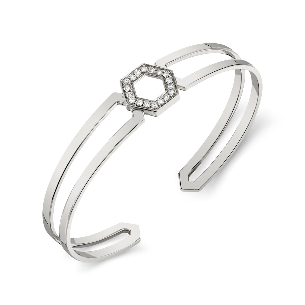 Silver Hex Dagger Cuff