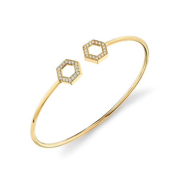 MICHAEL M Bracelets Hex Flex Cuff