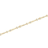 Mixed Shape Bezel Tennis Bracelet