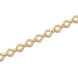 Pavé Hex Infinity Bracelet