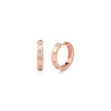 Chroma Gold Hinge Hoops
