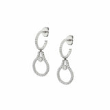 Pavé Mini Signature MM Tetra Earring