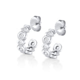Bezel Round and Princess Hoops