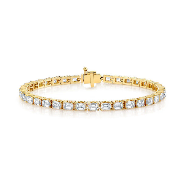 MICHAEL M Earrings 18K Yellow Gold Meksian Emerald Bracelet Petite BR601M
