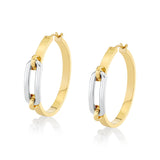 Link Hoop Earrings