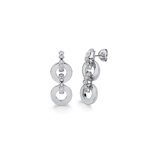 MICHAEL M Earrings Chroma Gold Arch Drop Earrings